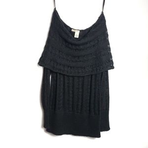 DKNY Jeans long sleeve off the shoulder sweater
